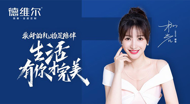 柳巖代言德維爾定制家居